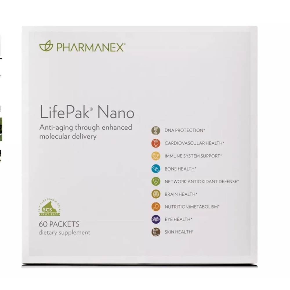 01/2027 Nuskin Pharmanex Lifepak® Nano Anti-aging Multivitamin Supplements
